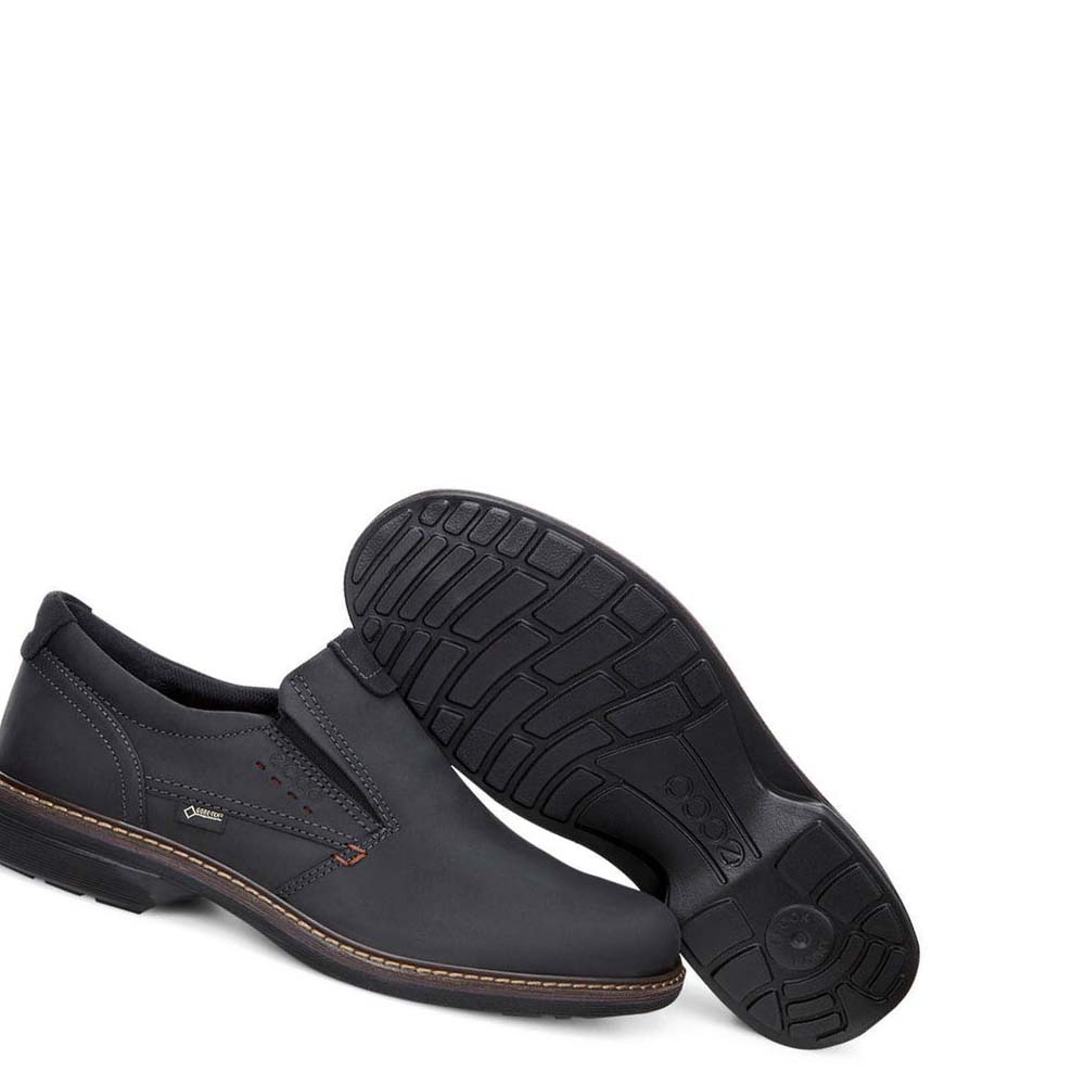 Pánské Boty Casual Ecco Turn Slip-on Černé | CZ 503RVD